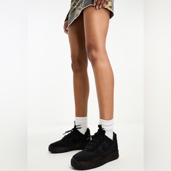 Nike Air Force 1 WildBlack Suede Sneakers Women’s size 12